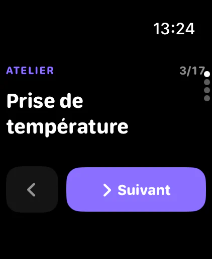Télécommande Tissyo Interact sur Apple Watch