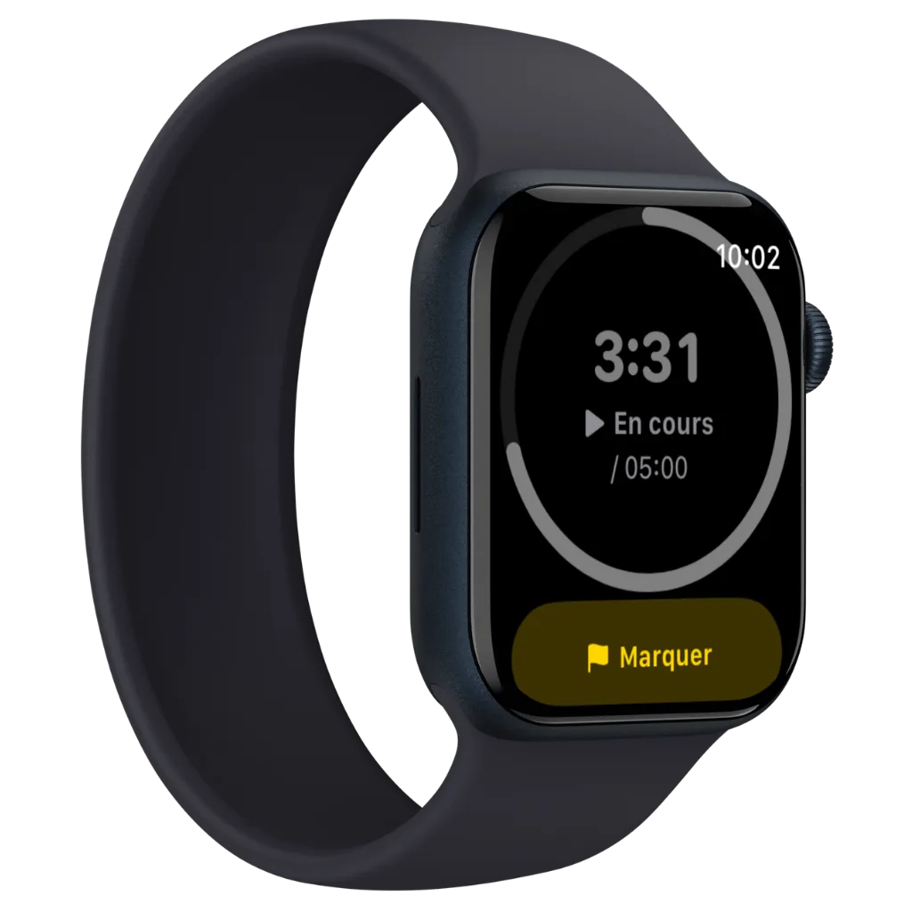 Repères d’évaluation sur Apple Watch avec Tissyo Jury