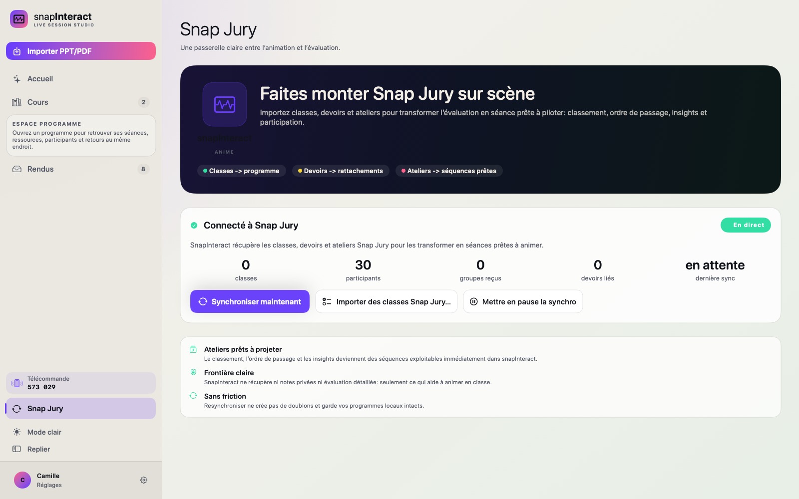 Capture de Tissyo Interact