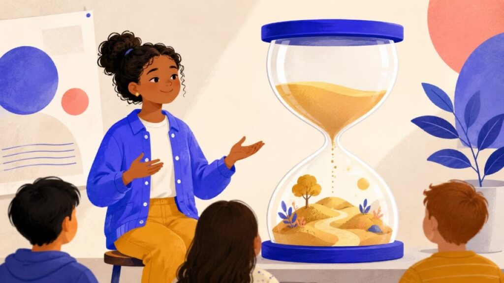 Managing speaking time: no race, no endless tunnel