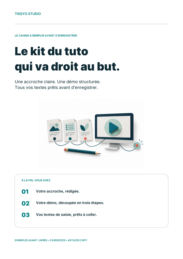 Couverture du kit du tuto qui va droit au but