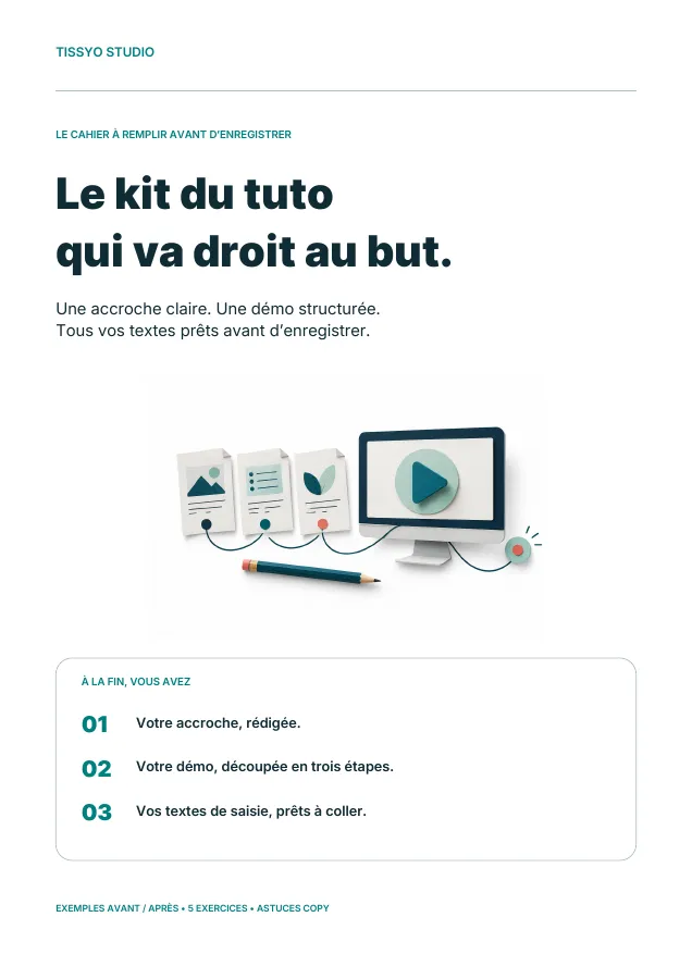 Couverture du kit du tuto qui va droit au but